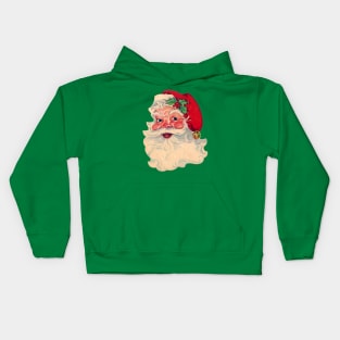 Vintage Santa Claus Kids Hoodie